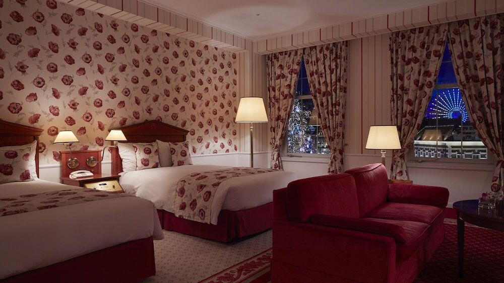 全室45㎡以上と広々♪キュートな花柄の客室に気分が上がる4261720