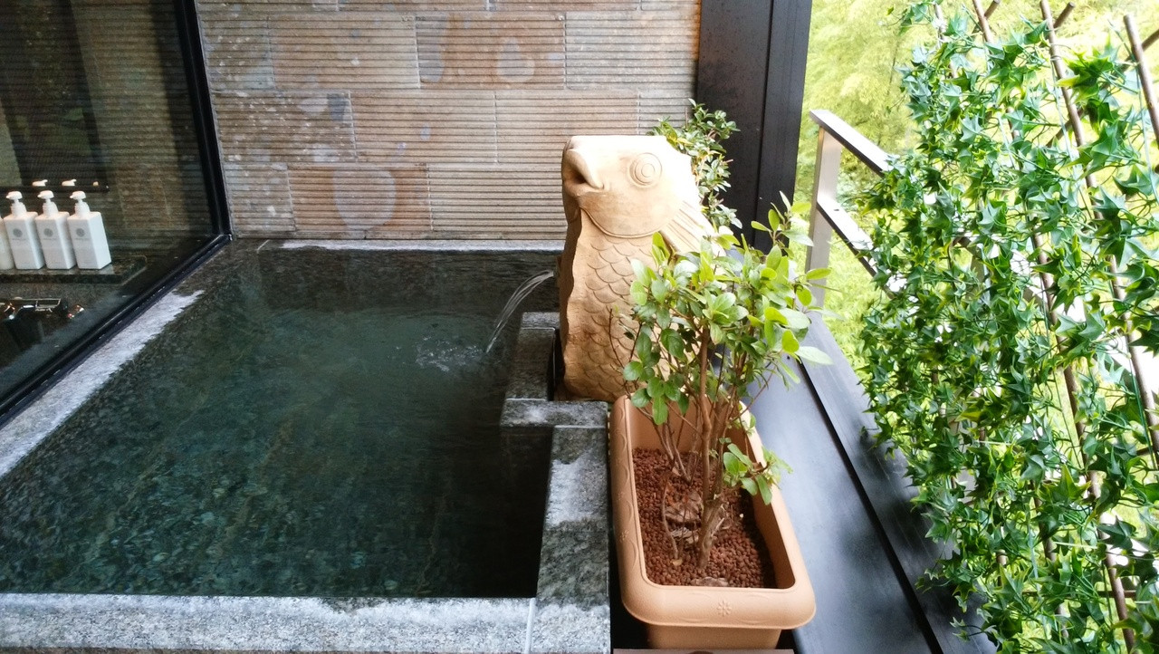 部屋の露天風呂
