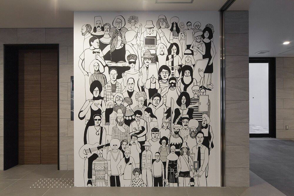 館内のアート作品