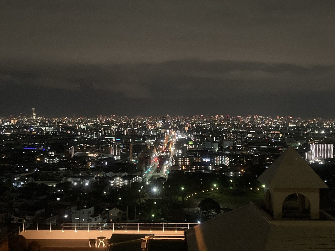 部屋からの夜景