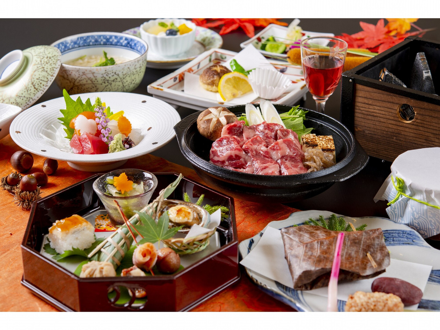 長良川や金華山に囲まれたお宿で季節の移ろいを楽しむ4269565