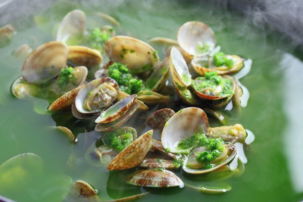 朝食ビュッフェ