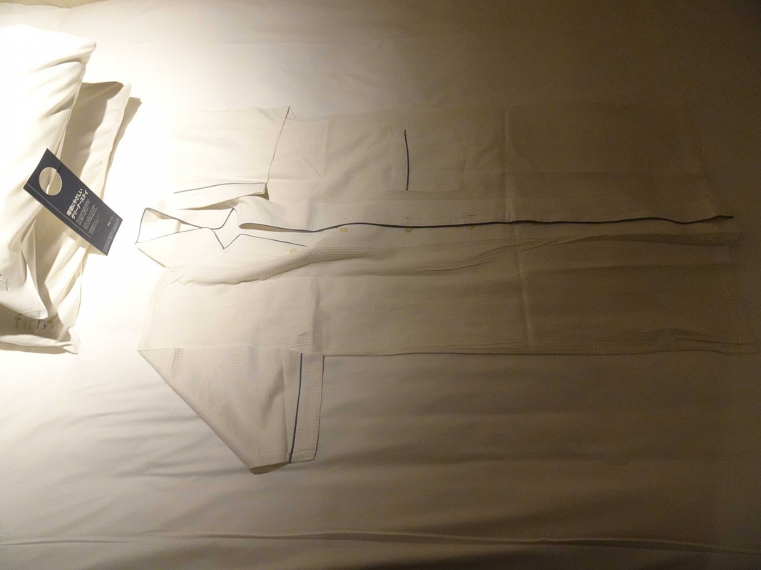 パジャマはワンピースタイプ、枕は2種類あります