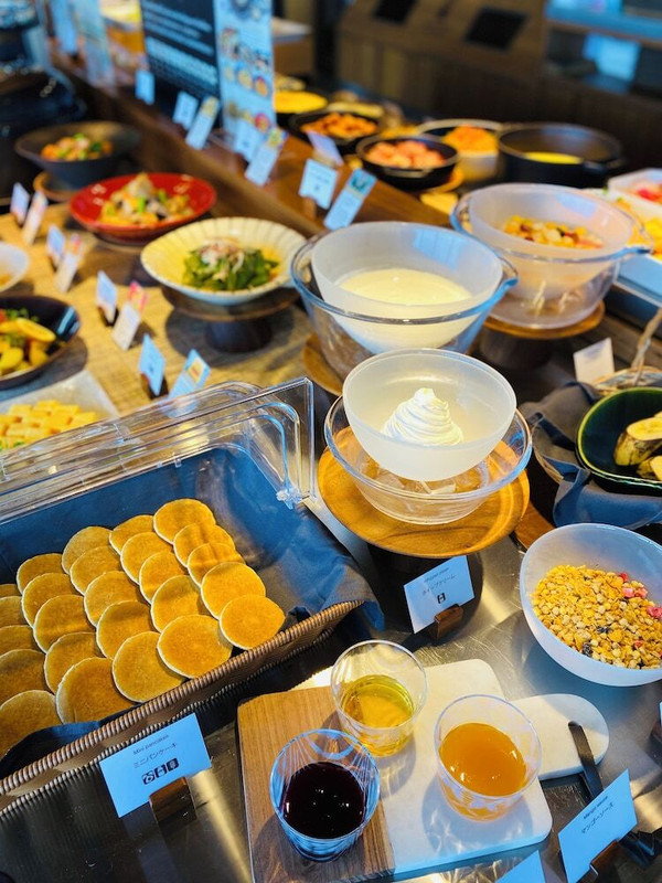 朝食ビュッフェ