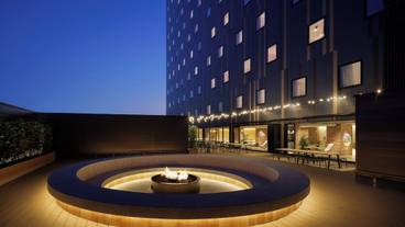 海灯りの湯上がりラウンジ ファイヤープレイス / 8