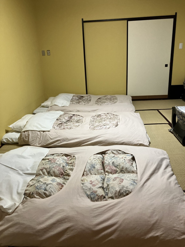 部屋は和室　3人には少し狭い