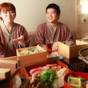 【お部屋食】ご夕食はお部屋で≪和牛しゃぶしゃぶ≫を堪能!選べる色浴衣付き | 箱根湯本温泉 月の宿 紗ら