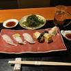 和食レストラン真南風のお好み握り寿司。地魚の白身のミーバイが