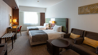 デラックス ルーム シングルベッド 2 台 喫煙可