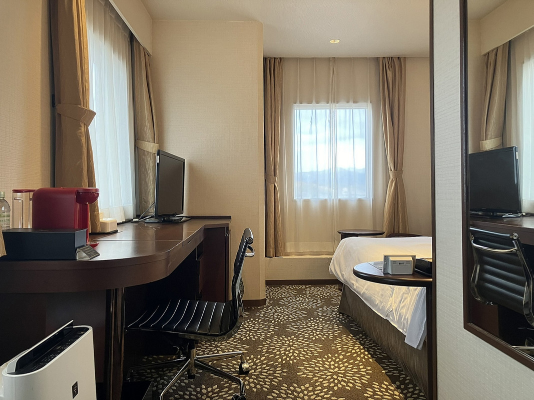 アサインされたのはデラックスダブルで15平米