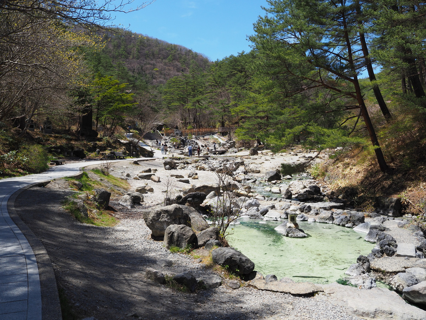 【草津温泉】西の河原公園の風景