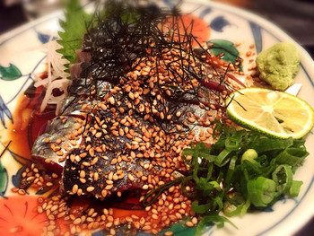 「おにまる」料理 733795 胡麻さば¥980