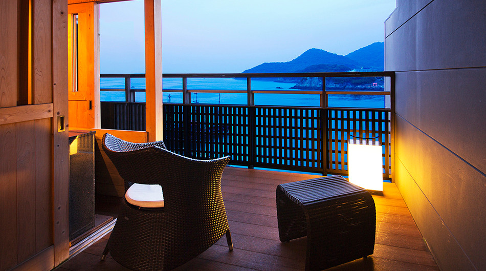 客室ウッドデッキ一例