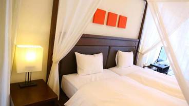 デラックスツインのベッド / 2