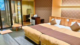 [和美麗Jr.スイート] 専用テラス 客室露天風呂 禁煙