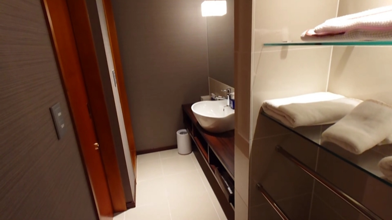 洗面所の様子。リニューアルされてるようで綺麗です。