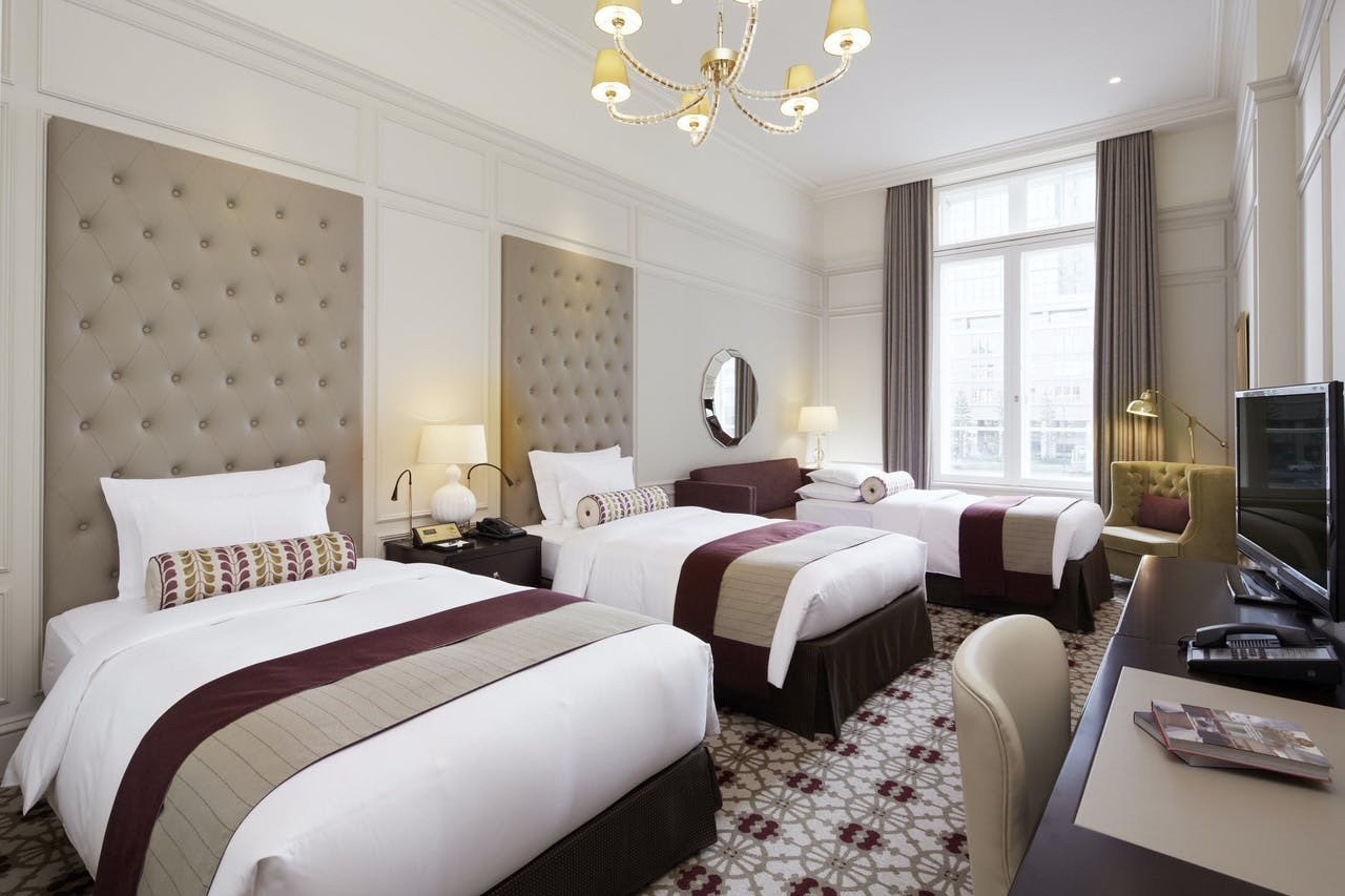 車椅子の方も多く利用しているお部屋「パレスサイドデラックスツイン」4763076