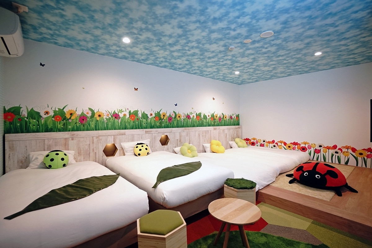 花畑・ジャングル・宇宙をコンセプトにしたフロア＆お部屋が楽しい♪4772020