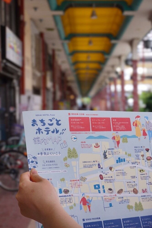 宿泊施設の地図