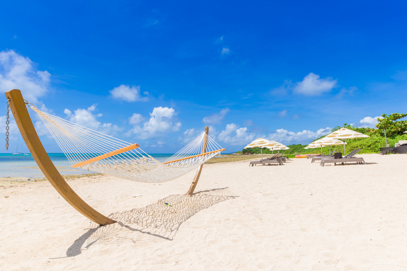 小浜島のビーチ