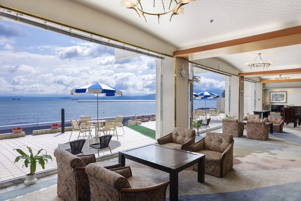 オーシャンビューの展望風呂で、デトックスタイム4280817