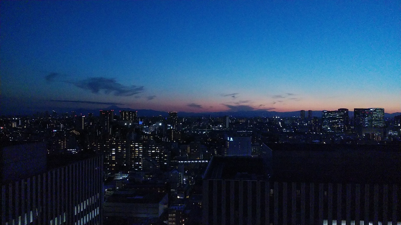 富士山も見えます