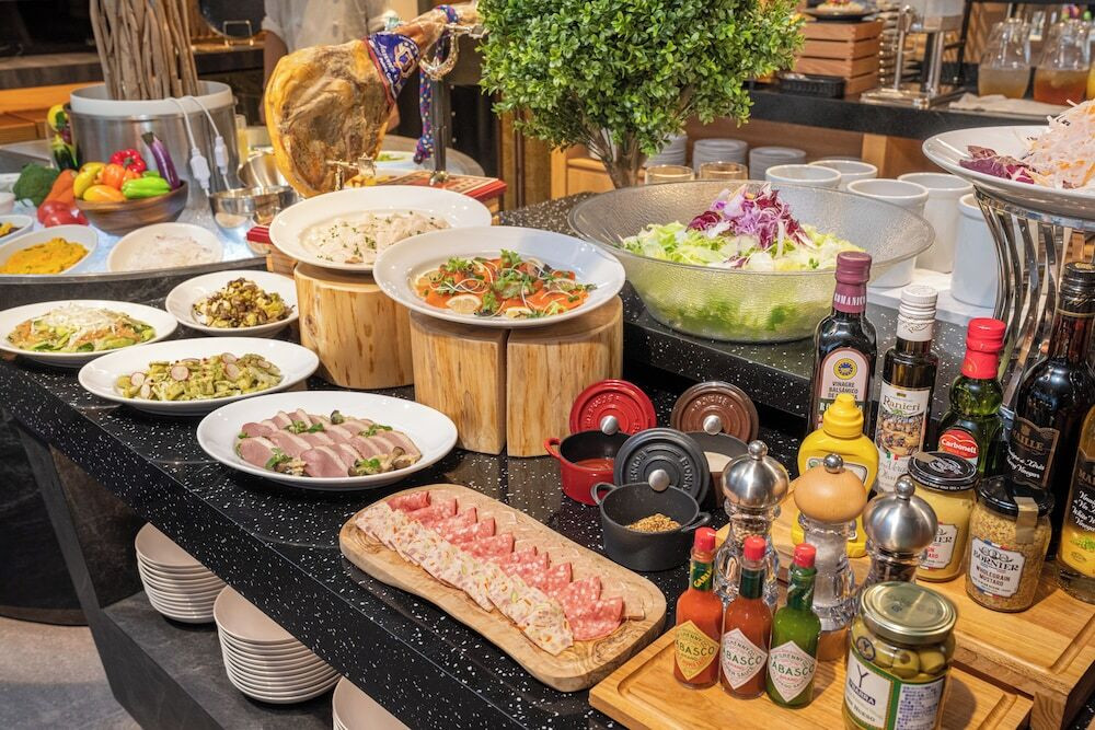 朝食ビュッフェ