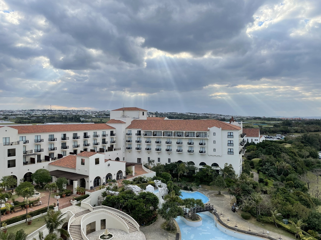 部屋から見える景色