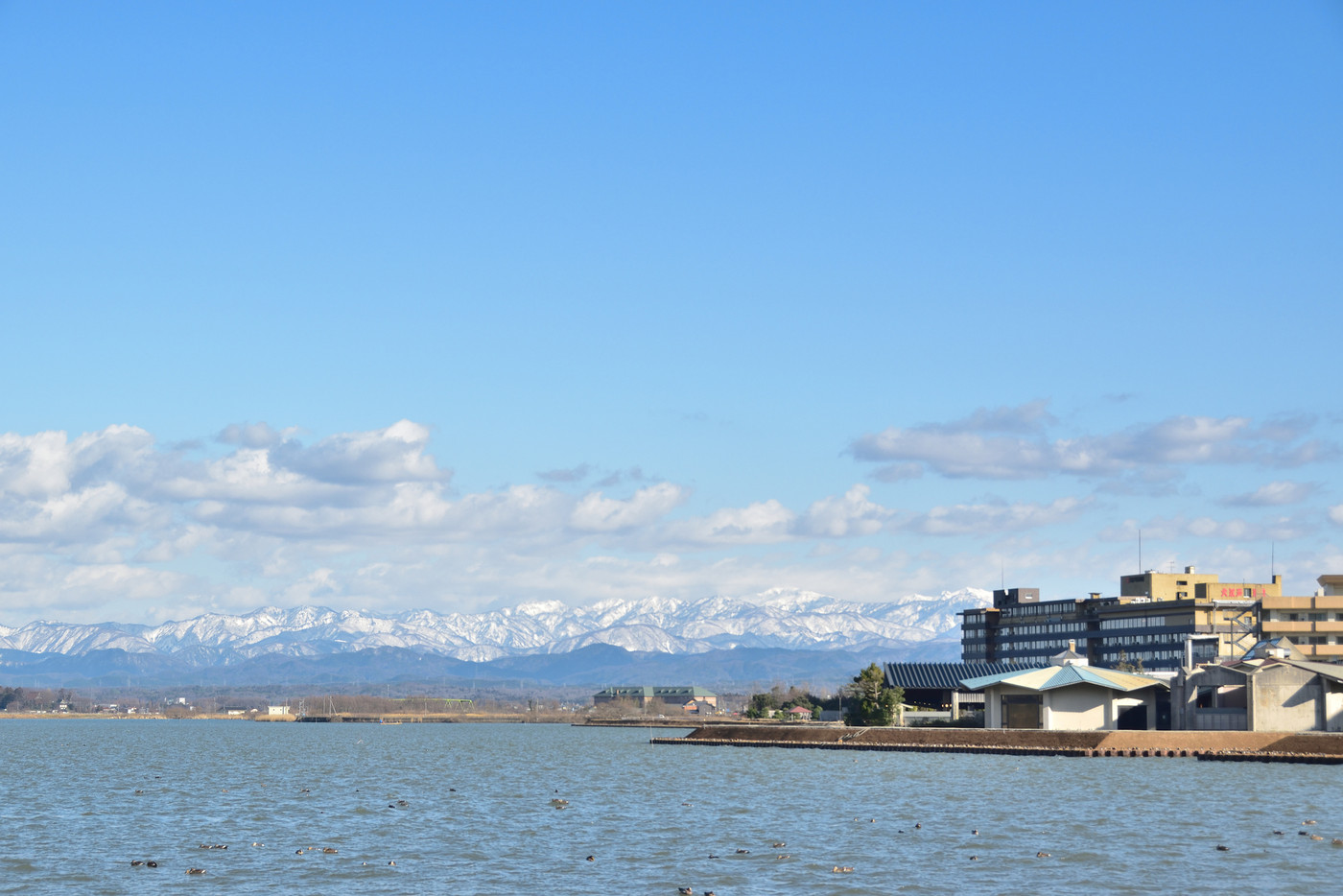 石川県 片山津温泉湖畔