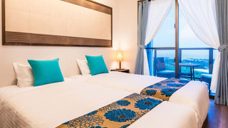 ツインルーム オーシャンビュー 海風