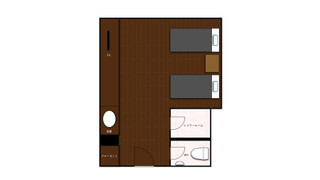 4F眺望無し洋室ベッド2台【カジュアル】 [ツインルーム] [禁煙] [眺望なし]