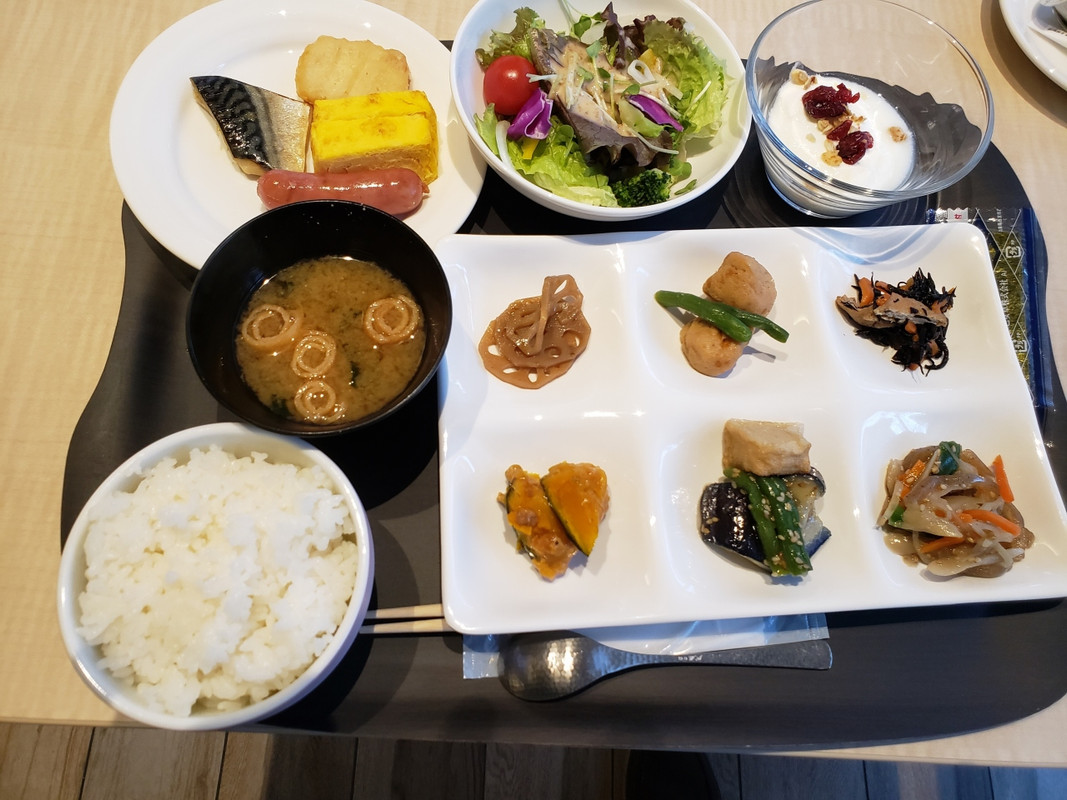 朝食です。僕はしょぼすぎてがっかり。