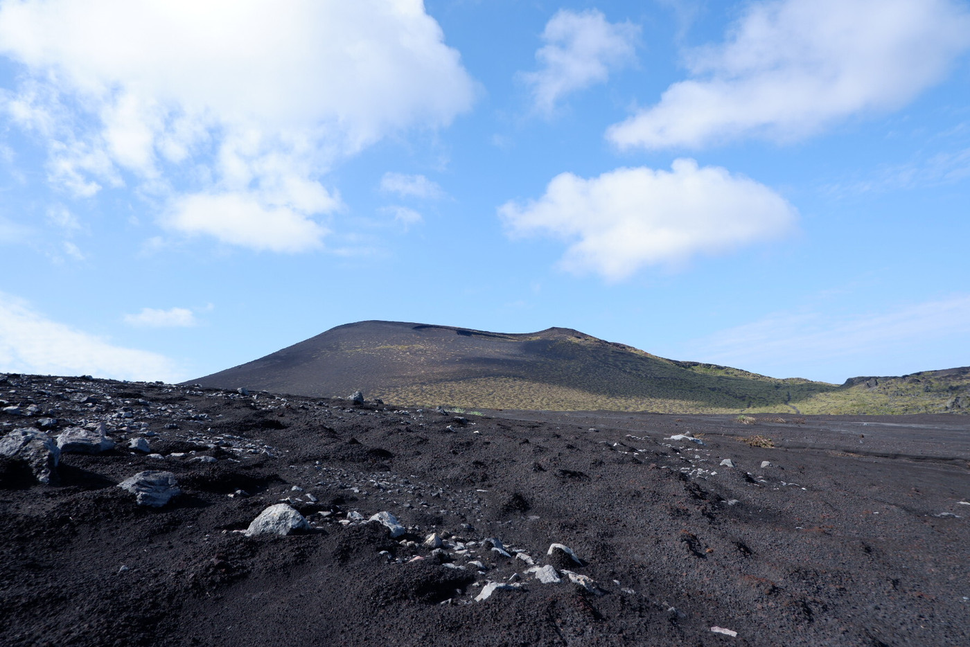 三原山と裏砂漠