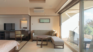 [源泉掛流し露天風呂] オーシャンビュー 1階ツイン