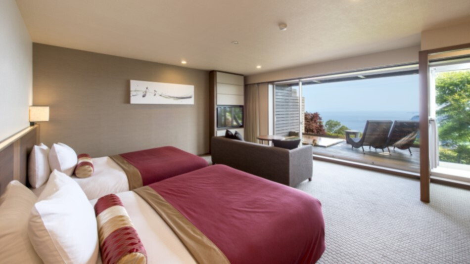 グランドピアノなど音楽の美しさを所々に表現したホテル4002337