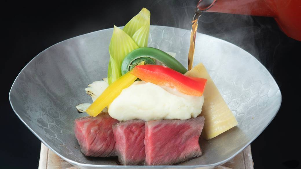 黄金だしでいただく和牛ロースト / 3