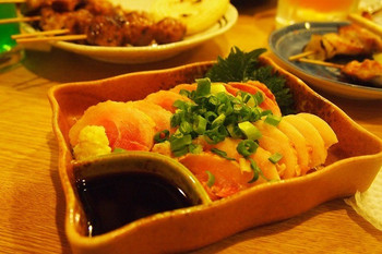 「日吉丸」料理 690957 地鶏のタタキ♪450円
