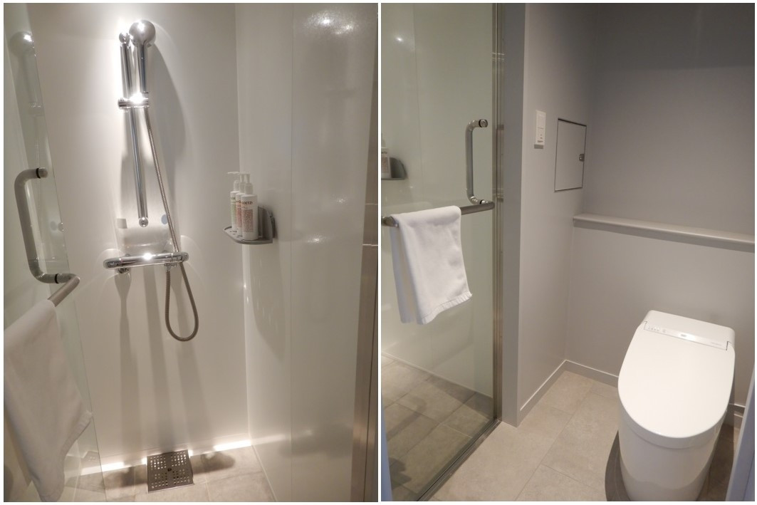 ｼｬﾜｰﾌﾞｰｽ/ﾄｲﾚがｾﾊﾟﾚｰﾄで快適…