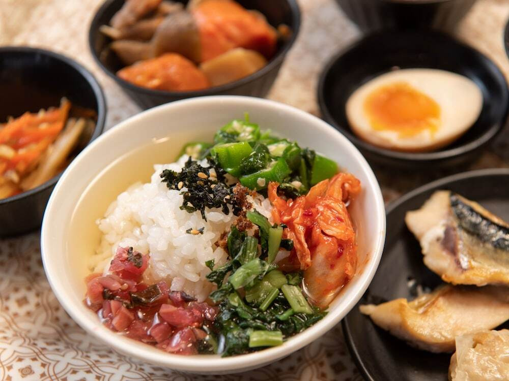 朝食ビュッフェ