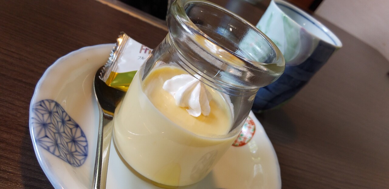 デザートはプリンでした