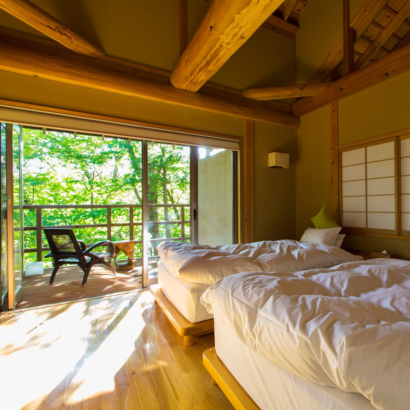 山にあそぶ びょうぶ岳 寝室