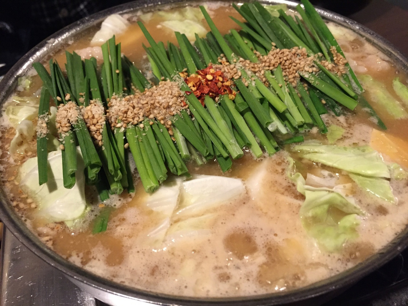 本場で食べたもつ鍋は、もつが苦手な私でも美味しくいただきました♪