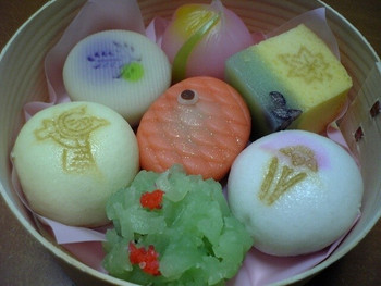 「市川 島村 シャポー市川店」料理 1225124 端午の節句の和菓子セット(2008年)