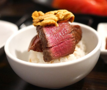 「SATOブリアン」 料理 70589535 ブリめし(唐津赤うに)