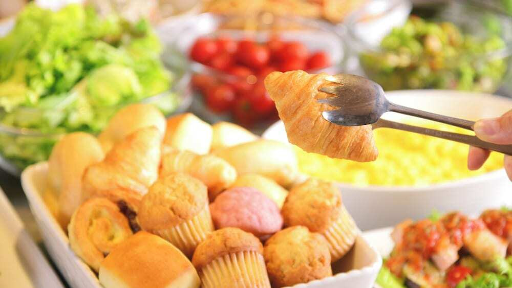 朝食ビュッフェ