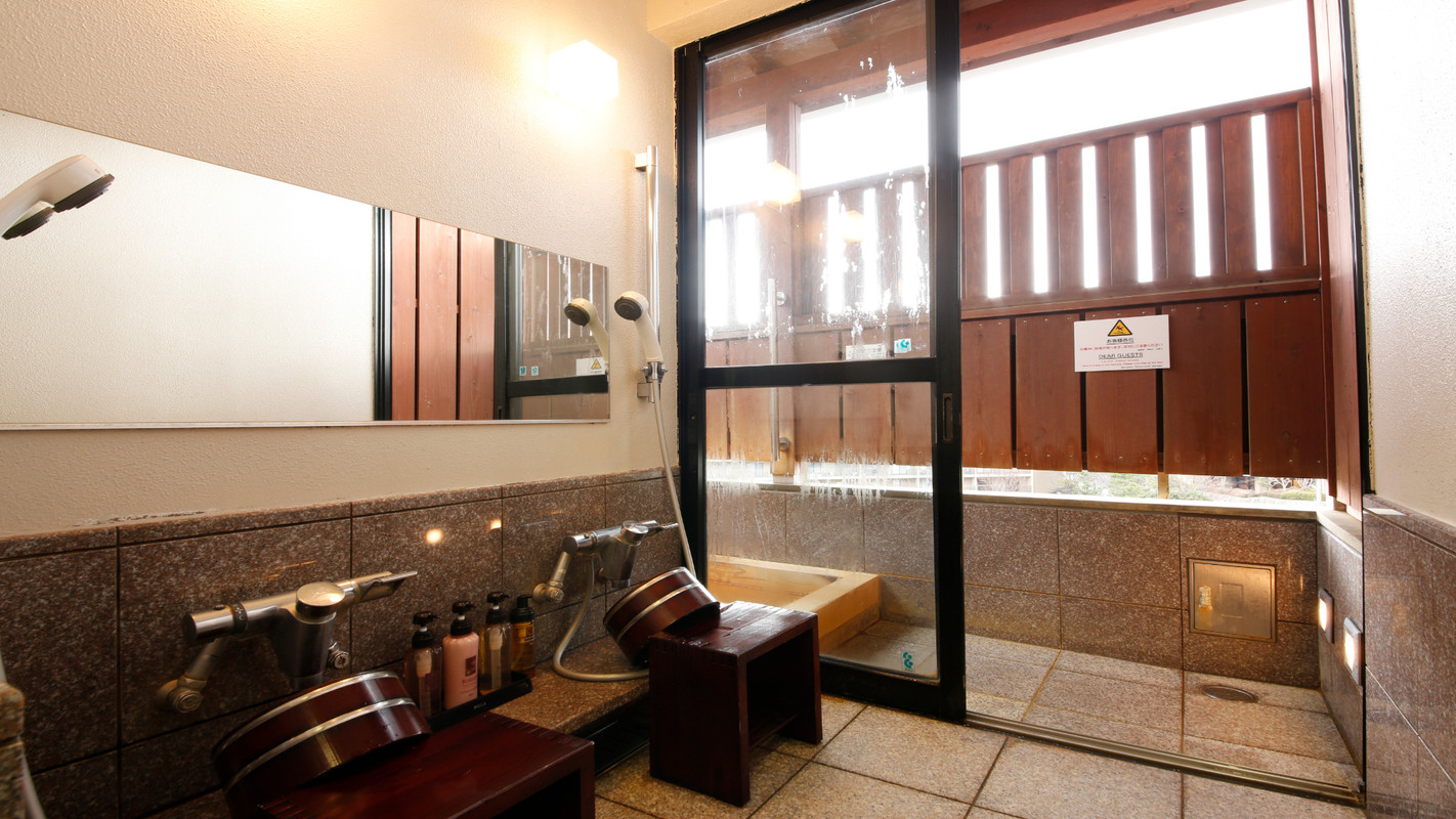 貸切風呂の洗い場