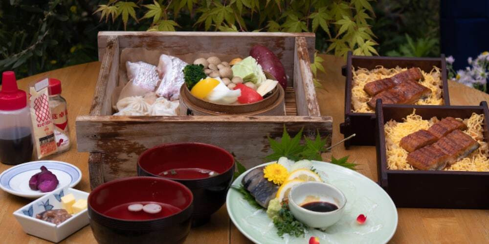 旅館のお食事処