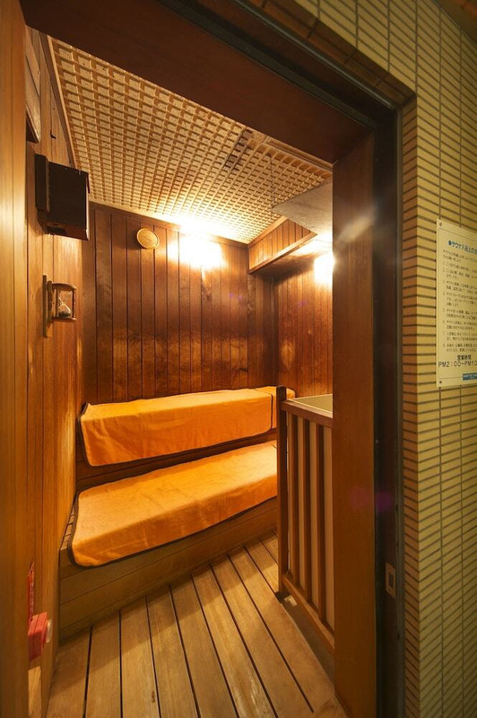 地下1階大浴場 湖汀の湯のサウナ