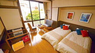 わんこ同伴OK - ツインルーム 喫煙 別館 バス無しトイレ付き