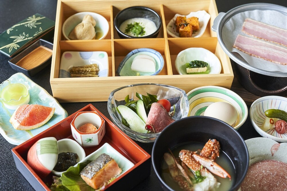 朝食の和定食